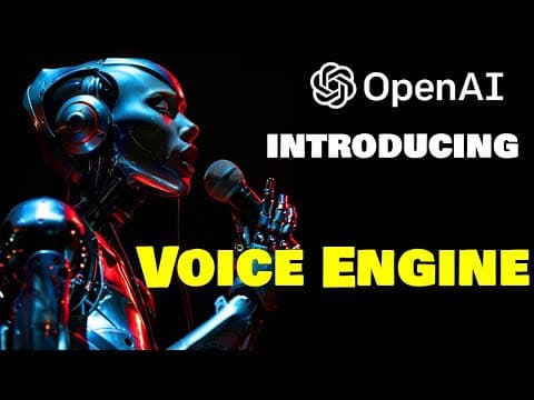 How Does OpenAI's Voice Engine Replicate Human Voices? thumbnail