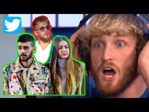 LOGAN PAUL SPEAKS ON JAKE PAUL VS GIGI HADID AND ZAYN MALIK thumbnail