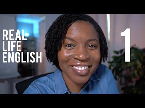 REAL LIFE ENGLISH | Speak English Like A Native Speaker Episode 1 thumbnail