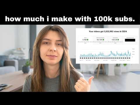 How Much I Make On Youtube With 100k Subscribers (Adsense, Sponsors, Patreon, Affiliates) thumbnail
