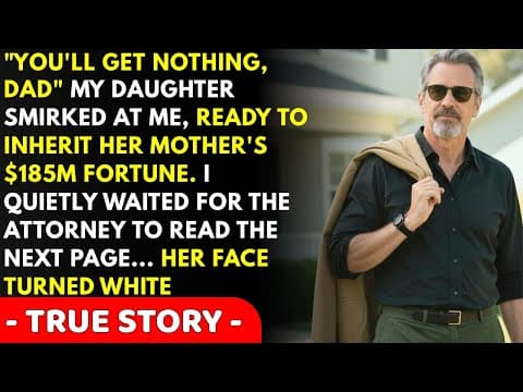My Daughter Said I'd Get NOTHING From My Ex-Wife's $185M Will — Lawyer: You Inherit All; She Gets... thumbnail