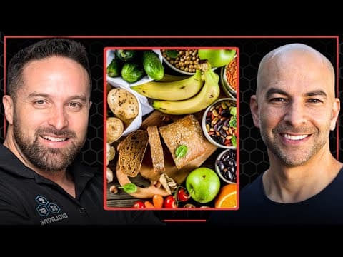 Fiber: how to approach intake, fiber sources, benefits, and more | Peter Attia and Layne Norton thumbnail