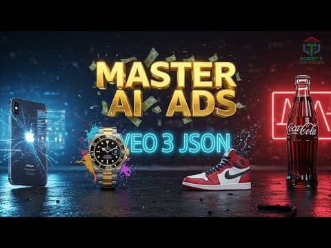 How to Use Google VEO 3 JSON Prompt (FREE) to Create Viral AI Ads thumbnail