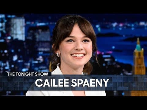 Cailee Spaeny Sat Next to Priscilla Presley During the Screening of Priscilla | The Tonight Show thumbnail