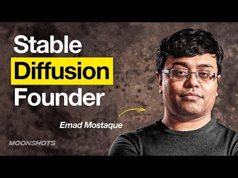 AI is Creating Massive Entrepreneurial Opportunity w/ Emad Mostaque | #16 Moonshots and Mindsets thumbnail