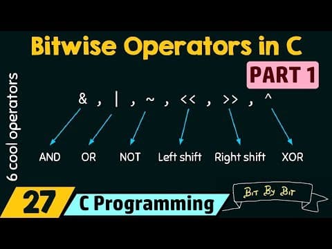 Bitwise Operators in C (Part 1) thumbnail