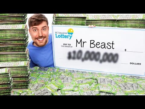 I Spent $100,000 On Lottery Tickets And Won! thumbnail