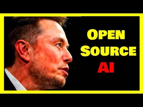 What Does Elon Musk's Open Source Grok AI Mean for Ethics? thumbnail