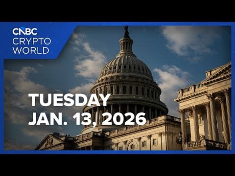 Senate publishes draft market structure bill with limits on stablecoin rewards: CNBC Crypto World thumbnail