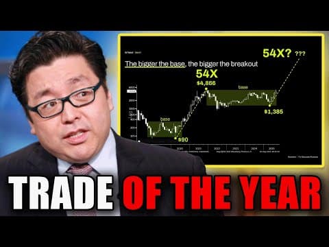 Tom Lee: "Don't Buy Bitcoin... This Will 54x Instead" thumbnail