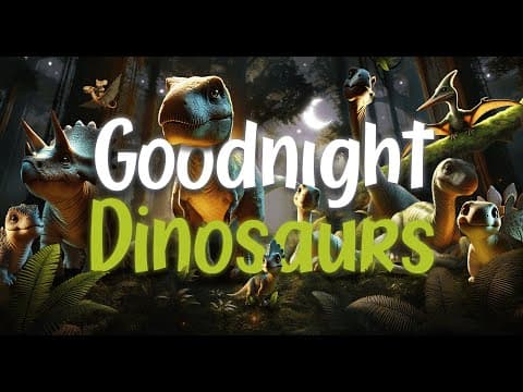 🦖 Goodnight Dinosaurs! 🌙 The ULTIMATE Bedtime Story for Kids with Soothing Sounds of Nature 💤 thumbnail
