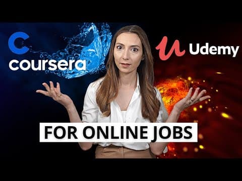 Which one is better for getting Online or Remote Jobs - Udemy vs Coursera thumbnail