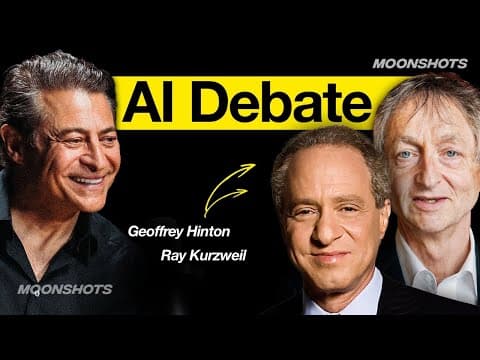 Ray Kurzweil & Geoff Hinton Debate the Future of AI | EP #95 thumbnail