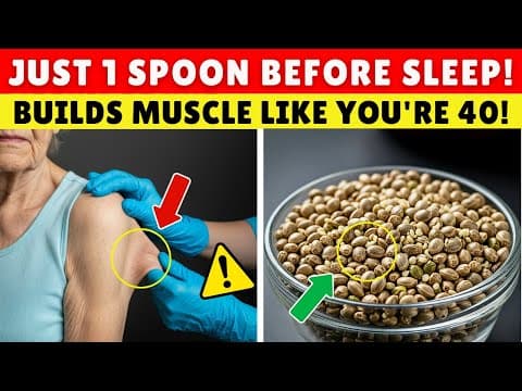 Build Muscle After 70: THIS SEED Works Better Than Eggs! | Senior Health Tips thumbnail