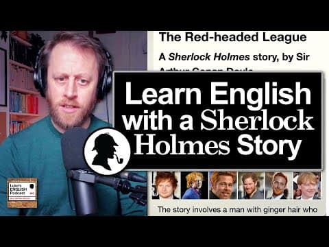 832. Sherlock Holmes: The Red-headed League (Learn English with a Short Story) thumbnail