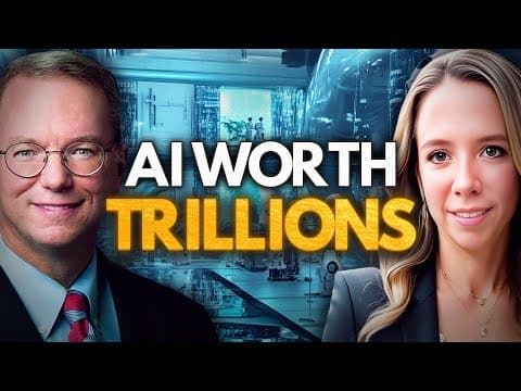 How Does Ex-Google CEO Eric Schmidt Say AI and Robotic Labs Will Create Multi-Trillion-Dollar Industries? thumbnail