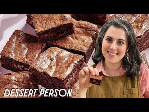 Claire Saffitz Makes Malted "Forever" Brownies | Dessert Person thumbnail