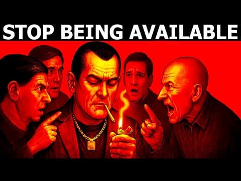 Disappear — And Everyone Starts Valuing You | Machiavelli thumbnail