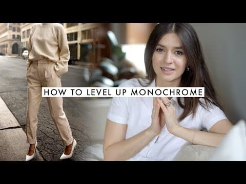How to Monochrome | Wearing Solid Color Outfits | Dearly Bethany thumbnail