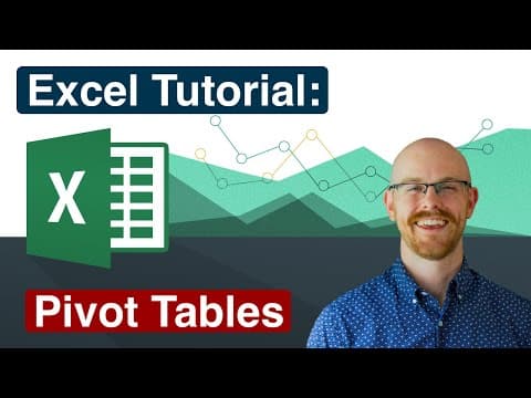 Pivot Tables in Excel | Excel Tutorials for Beginners thumbnail