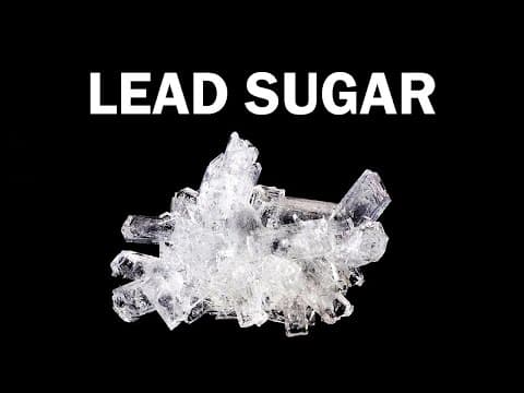 How Did Ancient Romans Use Lead Acetate as a Sweetener? thumbnail