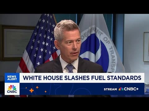 Transportation Sec. Duffy on slashing fuel standards: This is real savings for the American family thumbnail
