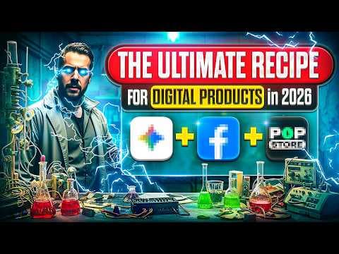 The BEST WAY to sell Digital Products in 2026 (with $0 budget) thumbnail