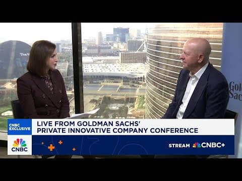 Goldman Sachs CEO David Solomon: AI is a longterm secular trend, don't see it reversing thumbnail