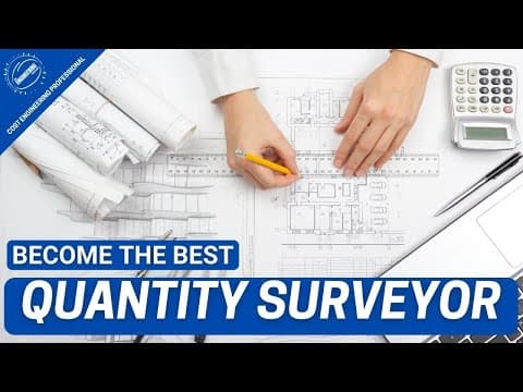 Skills of a good QS | 9 secrets to become an unmatchable Quantity Surveyor thumbnail