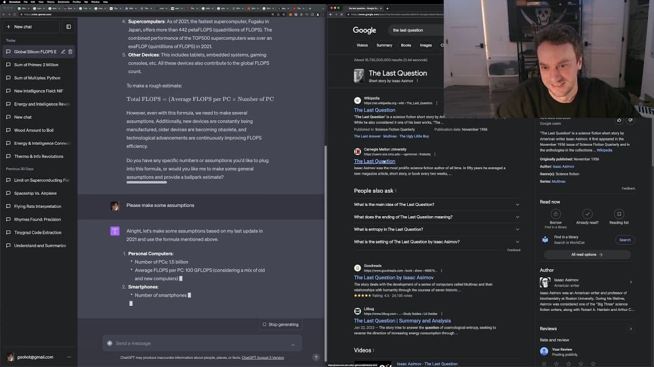 YouTube video player