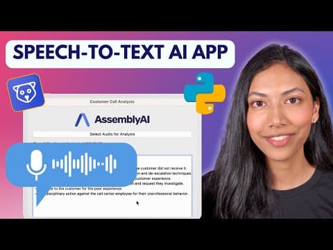 How to Analyze Customer Calls Using Python and AI thumbnail
