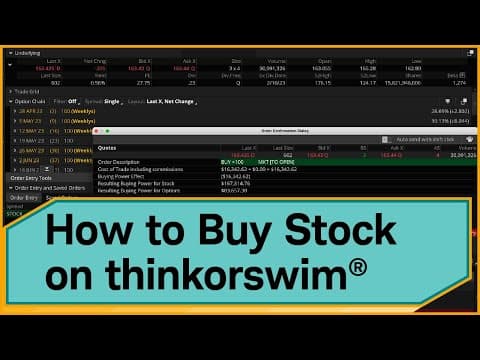 How to Buy Stocks on thinkorswim® Desktop Platform thumbnail