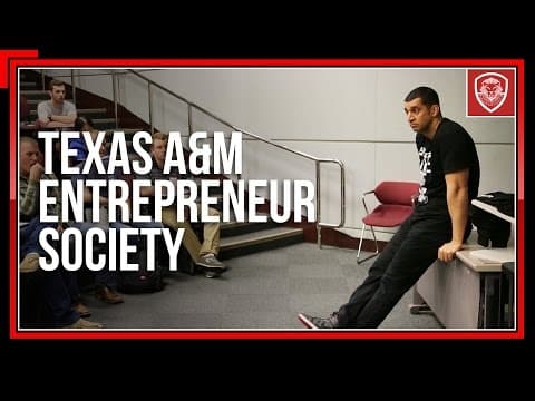 The Truth Spoken to Young Entrepreneurs at Texas A&M University thumbnail