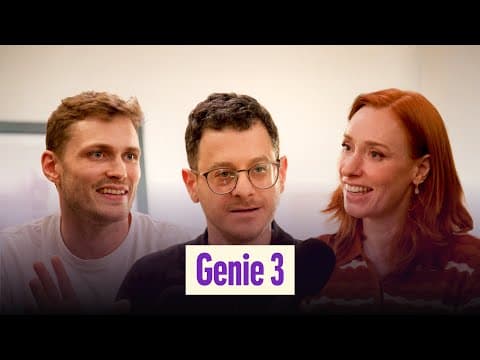 Genie 3: An infinite world model | Shlomi Fruchter and Jack Parker-Holder thumbnail