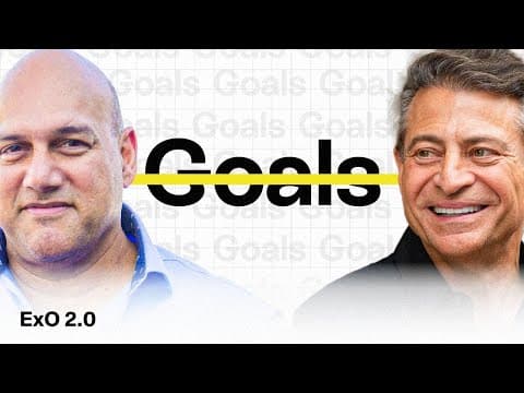 Why You Should STOP Setting Goals | Exponential Organizations 2.0 thumbnail
