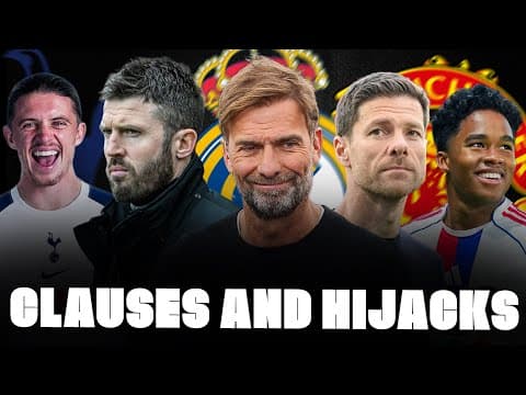 🚨 HIJACK DONE! UNITED AND REAL MANAGERS! KLOPP, CARRICK, ENDRICK RECALL CLAUSE, XABI ALONSO FEELING… thumbnail