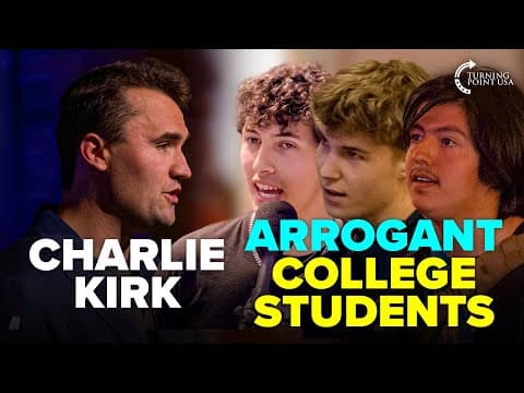 Charlie Kirk SHUTS DOWN Arrogant College Students ππ₯ | Debate Compilation thumbnail