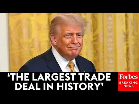 BREAKING NEWS: Trump Says U.S. Has Reached Trade Deal With Japan, Lowering Tariffs To 15% thumbnail