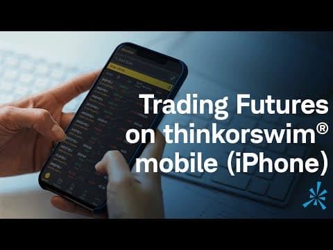 How to Open a Short Position on Futures Using thinkorswim® Mobile thumbnail