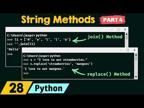 String Methods in Python (Part 4) thumbnail