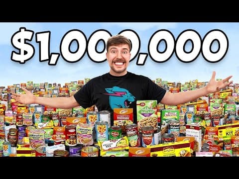 Giving $1,000,000 Of Food To People In Need thumbnail