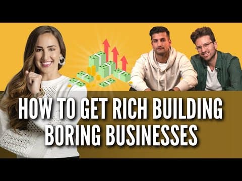 How to Get Rich Building Boring Businesses | Codie Sanchez, Contrarian Thinking thumbnail
