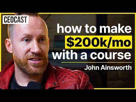 How Does THE COURSE GURU Turn Online Audiences Into Course Sales? From Zero to $12 Million thumbnail