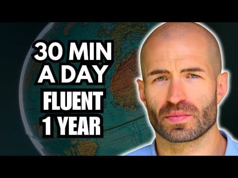 30-Minute Language Learning Routine - My 1 year fluency plan thumbnail