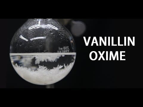 How to Synthesize Vanillin Oxime for Vanilla Amine thumbnail