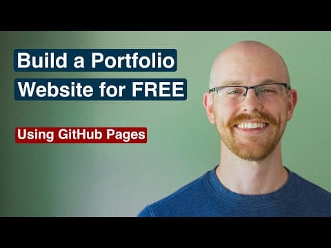 How to Create a Portfolio Website for FREE thumbnail