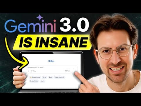 Google's Gemini 3.0: The Most Powerful LLM Ever thumbnail