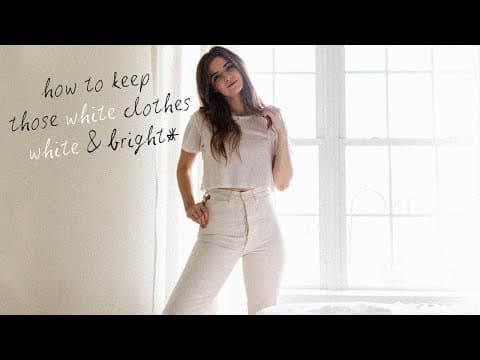 How To Keep White Clothes White in the Laundry | Dearly Bethany thumbnail