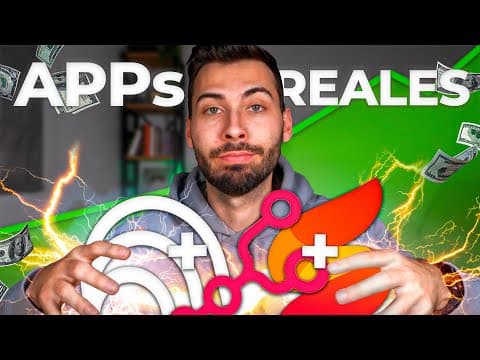 Cómo Crear APP MONETIZABLE por IA en MINUTOS 🚀 Guía Completa FÁCIL con N8N, Firebase y NotebookLM thumbnail