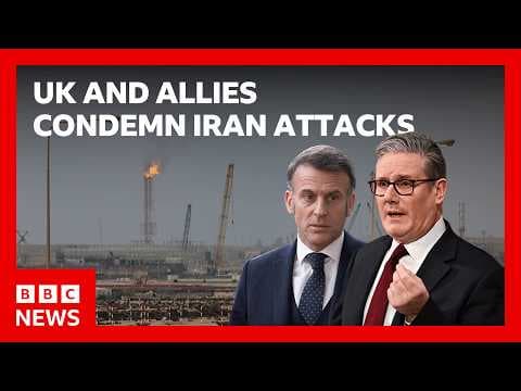 UK and allies condemn Iran attacks on oil and gas facilities | BBC News thumbnail